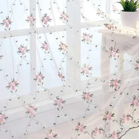 Transparente Vintage-Muster in Rosa