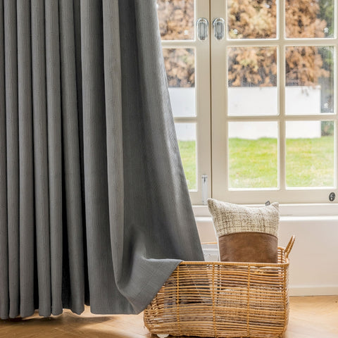 Moderner, geschwungener Chenille-Jacquard-Vorhang