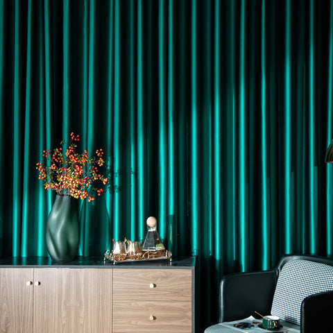 Entenblauer Verdunkelungsvorhang