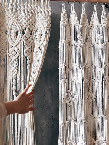 Makramee-Vorhang</br> (L60cm x 200cm)