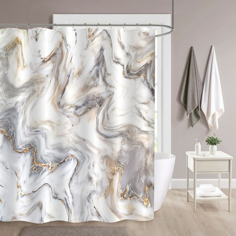 Marmor-Duschvorhang (L 180 cm x 00 cm)