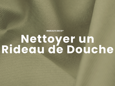 Wie reinigt man einen Duschvorhang? Dekorative Vorhänge