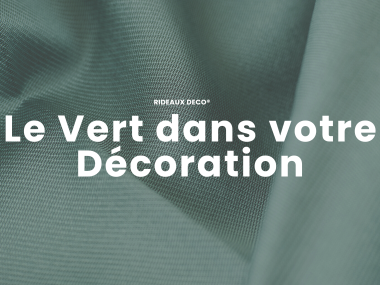 Grün in Ihrer Dekoration Vorhänge Deko