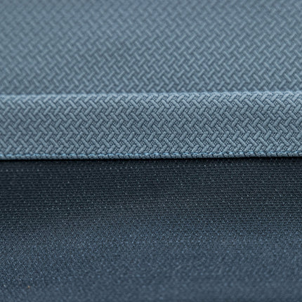 a close up view of a blue fabric