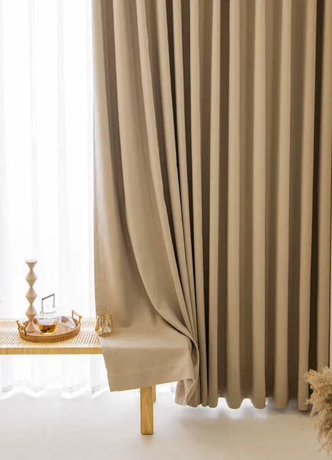 Rideau Beige Clair Harmonieux