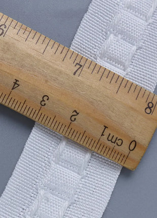 Kräuselband für Vorhänge, 10 m x 3 cm