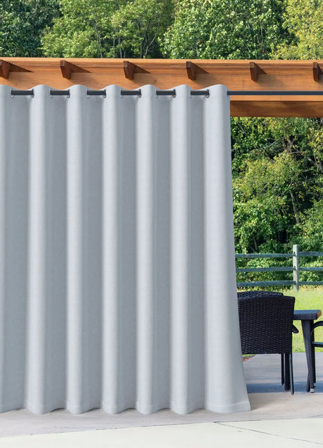 Rideau Extérieur Imperméable Gris