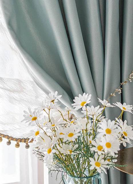 Rideau Bleu Clair Luxe