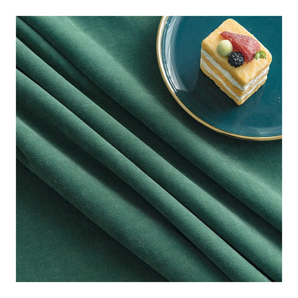 Rideau Vert Sapin Velours Doux