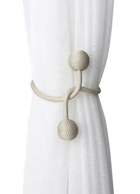 Magnetischer Vorhang-Raffhalter mit Kugeln (2 Stück)