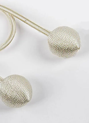 Magnetischer Vorhang-Raffhalter mit Kugeln (2 Stück)