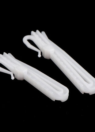 Vorhanghaken aus Kunststoff, 10 Stück