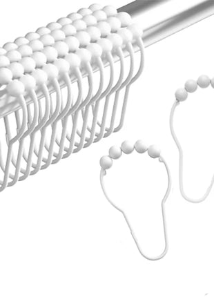 Kugelhaken aus Messing für Duschvorhänge (12 Stück)