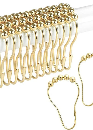 Kugelhaken aus Messing für Duschvorhänge (12 Stück)