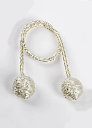 Magnetischer Vorhang-Raffhalter mit Kugeln (2 Stück)