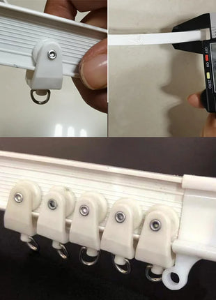 Gleitrollen für Vorhangschiene – 10er-/20er-Set