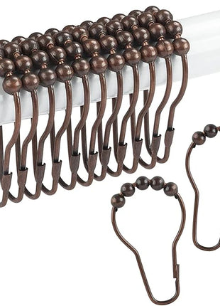 Kugelhaken aus Messing für Duschvorhänge (12 Stück)
