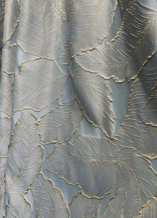 Nordischer silberblauer Vorhang