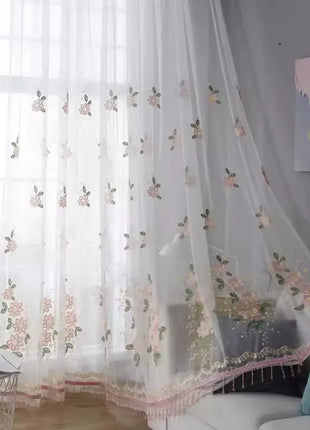 Transparente Blumen, rosa Dekoration