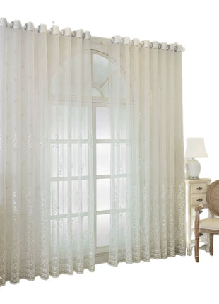 Transparentes Trend-Haus aus weißer Spitze