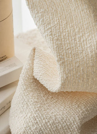 Beige gewebter Vorhang mit Struktureffekt für das Wohnzimmer