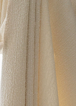 Beige gewebter Vorhang mit Struktureffekt für das Wohnzimmer