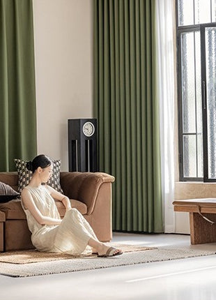 Wärmedämmender Vorhang für modernes Wohnzimmer