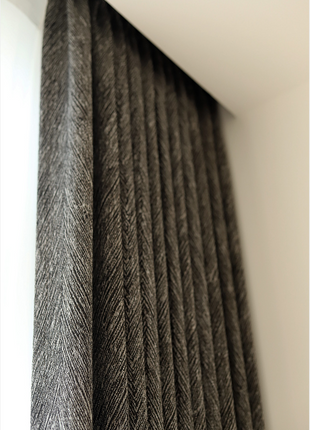 Rideau Occultant Velours Gris Charbon Salon