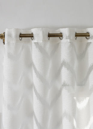 Weiße, durchsichtige, moderne Muster für das Wohnzimmer