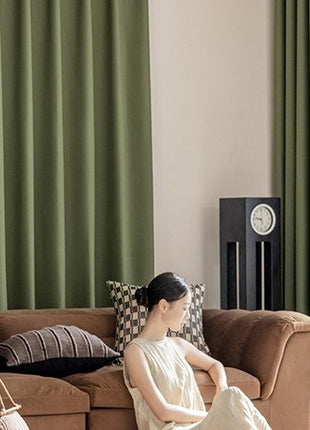 Wärmedämmender Vorhang für modernes Wohnzimmer
