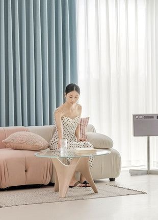 Wärmedämmender Vorhang für modernes Wohnzimmer