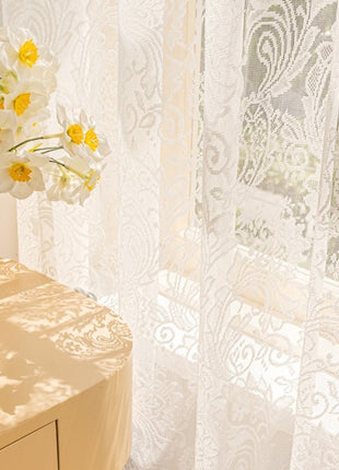 Transparentes Vintage-Wohnzimmer aus Spitze