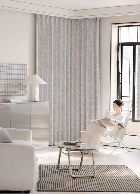 Isolierender Vorhang aus Chenille-Jacquard für das Wohnzimmer