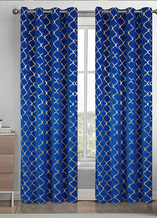 Roter Vorhang, moderne Muster