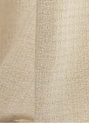 Moderner Chenille-Vorhang mit Ecru-Muster