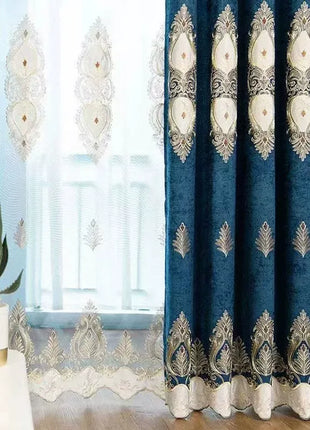 Luxuriöser blauer Samt