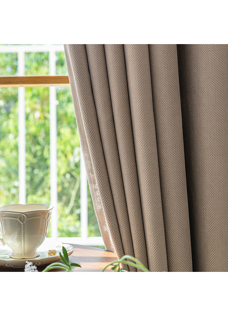 Beige Chenille-Gardine