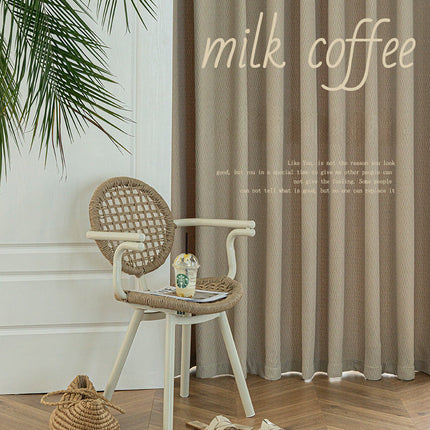 Rideau Beige Epais Salon