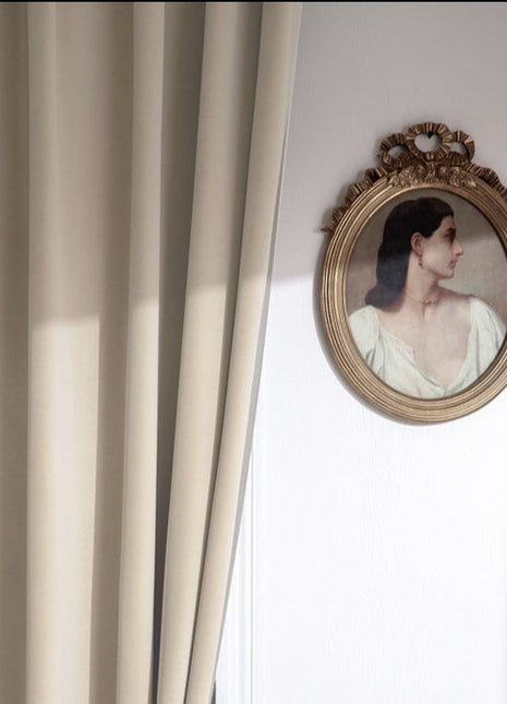 Rideau Beige Velours