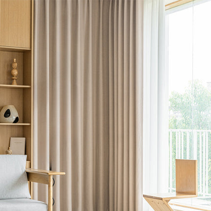 Rideau Blanc Beige