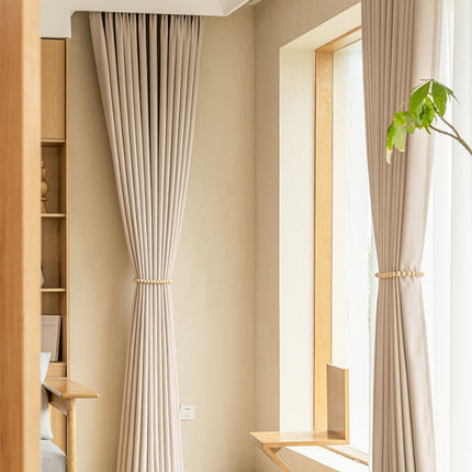 Rideau Blanc Beige