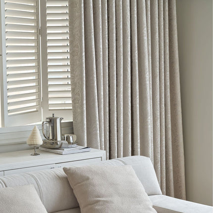 Rideau Blanc Motif