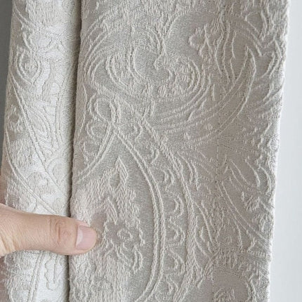 Rideau Blanc Motif