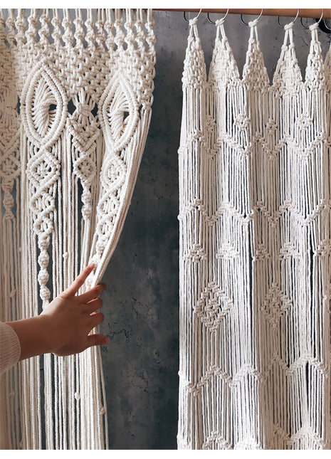 Vorhang im Boheme-Chic-Stil (L 95 cm x 200 cm)