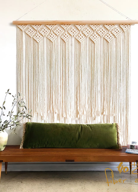 Rideau Fil Macramé </br> (L115cm x H100cm)