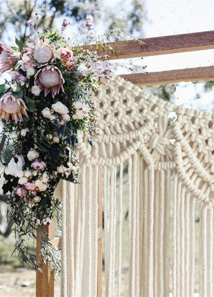 Rideau Fil Macramé </br> (L115cm x H100cm)