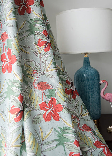 Flamingo Pink Vorhang