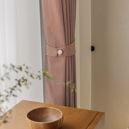 Rideau Jacquard style Japonais