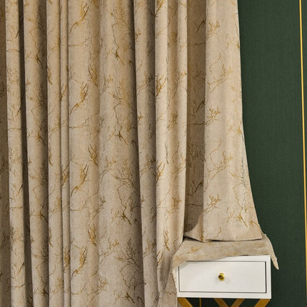 Rideau Motif Doré