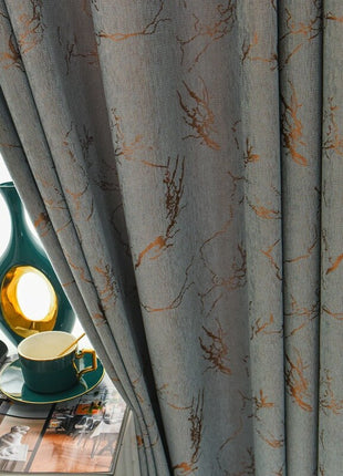 Rideau Motif Doré